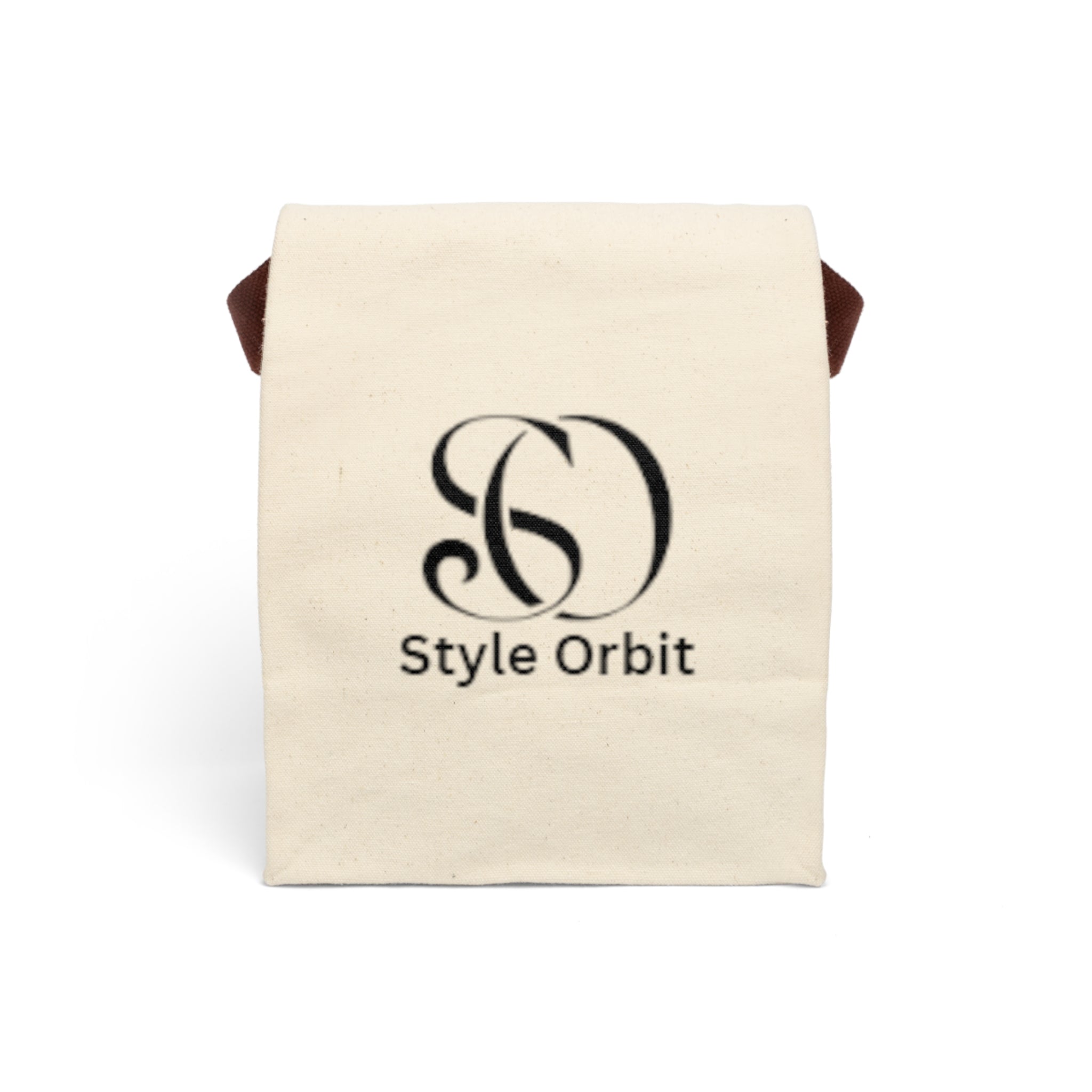 Canvas Lunch Bag with Strap
